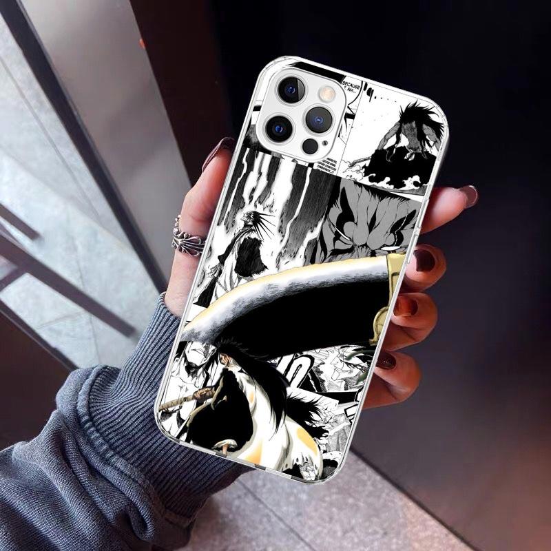 Zaraki Kenpachi Bleach Phone Case For iPhone 17 Air 11 13 Mini 14 15 Plus 16 12 Pro Max 16E SE 7 8 Pattern Soft TPU Back Cover
