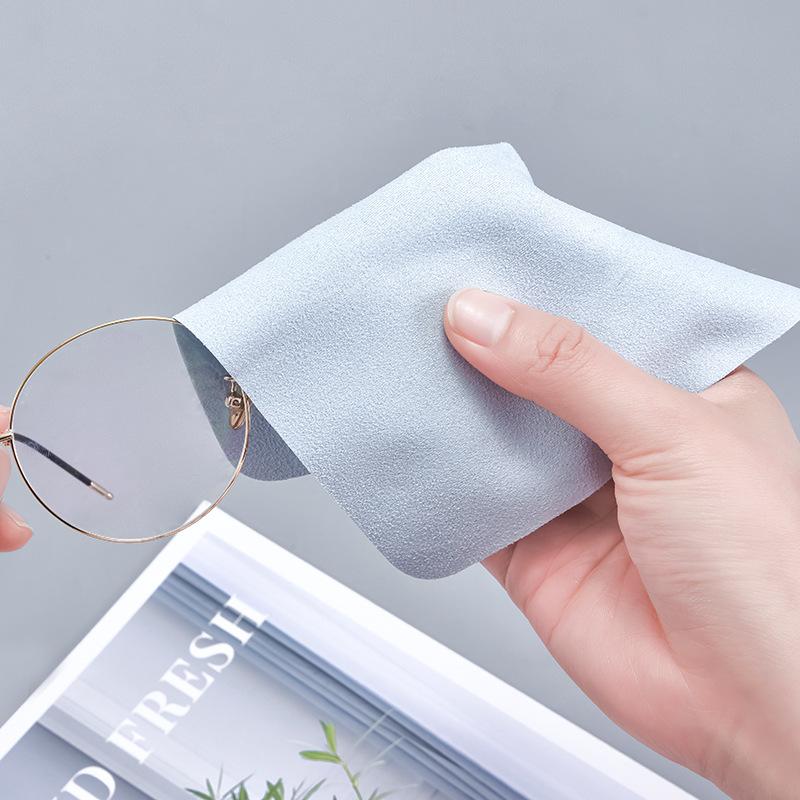 5/10Pcs Suede Glasses Clean Microfiber Glasses Cleaning Cloth For Lens Phone Screen Cleaning Wipe High Quality