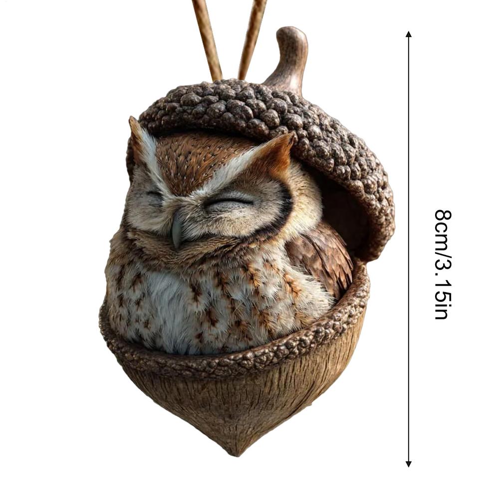 

3D Лесные Животные Желудь Украшение Забавный Смола 3D Желудь Белка Ежик Кролики Сова Рождественская Елка Украшения Для Гостиной