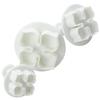 3Pcs/Set Silicone Hydrangea Cutter Flower Blossom Mold Home Cake Tools Fondant Cake Decorating Plunger