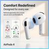 AirPods 4 Gen Wireless Headphones Built-in Microphone Noise Reduction Sports Waterproof Long Playtime Earbuds