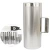 Metal Guiro Musical Instrument with Scraper Hand Percussion Guiro Shaker for Early Education