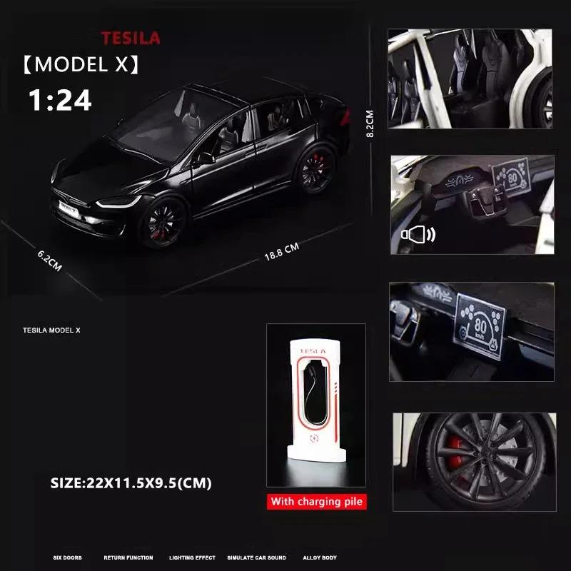 Neu 1:24 Simulationsmodell X Legierungsauto-Modell Sound und Licht Rückzieher Spielzeugauto Metall Elektroauto Jungen Sammlung Dekoration Geschenk