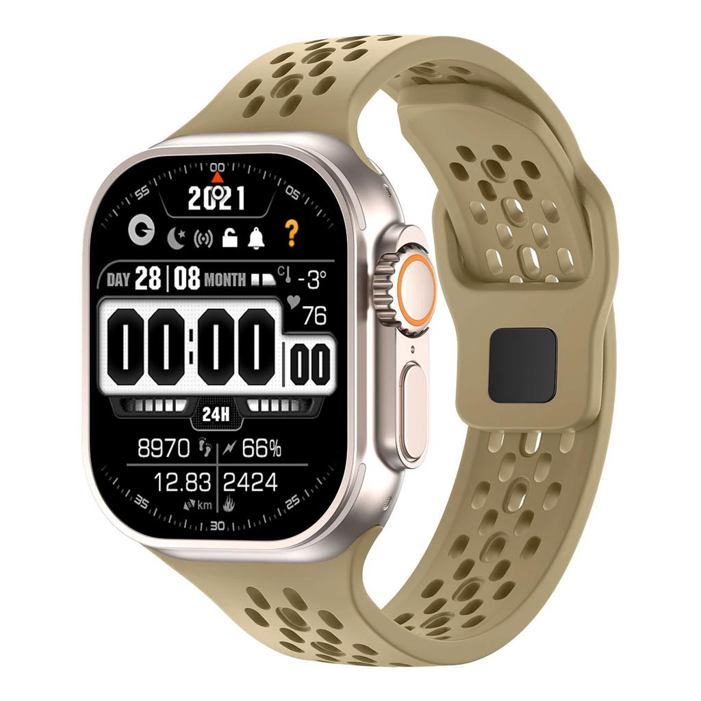 Silicone strap for Apple watch band 44mm 45m 41mm 42mm 40mm 44 45 mm ultra 49mm correa bracelet iwatch series10 9 7 8 6 5 se 4 3