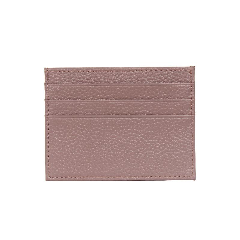 Portefeuille en cuir véritable pour permis de conduire et cartes – Porte-monnaie et cartes de crédit ultra-fin en cuir de vache