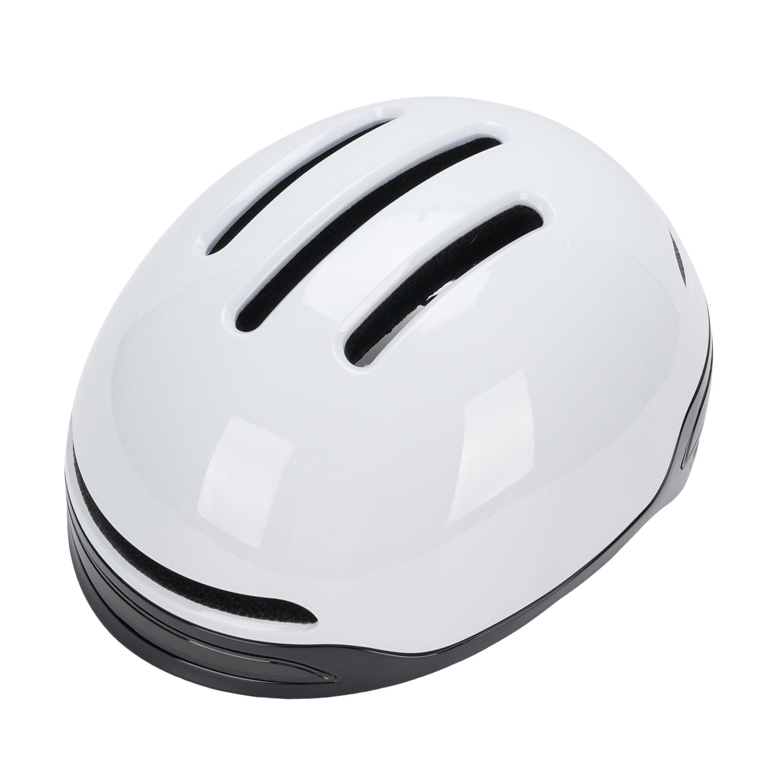 

Smart Bike Helmet with Light LED for Night Riding Motion Steering Sensor Brake and Auto Shutdown Mens Adult Mountain белый