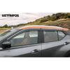 For Nissan Kicks 2017- 2024 Window Visor Wind Deflector Sun Shade Rain Guard Shield Awning Shelter Accessories Car Styling