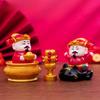 The Of God Wealth Treasure Bowl Black Tiger Micro Landscape Decoration Tabletop