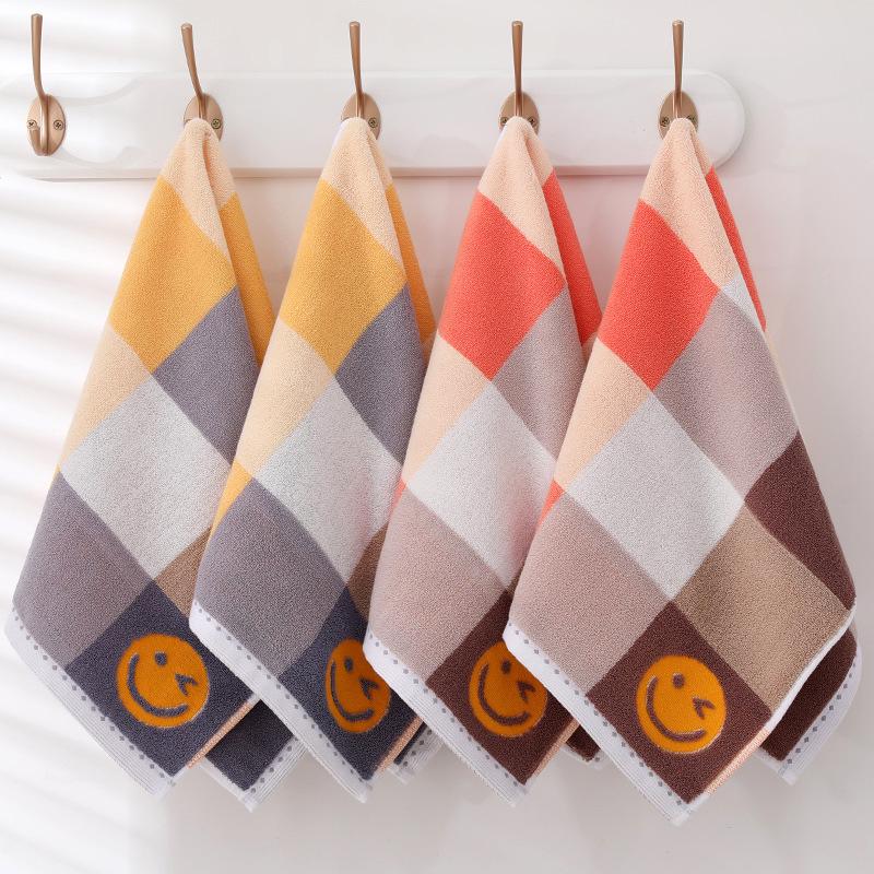 Soft Absorbent Pure Cotton Face Towel for Adults - Thickened, Polyester Blend