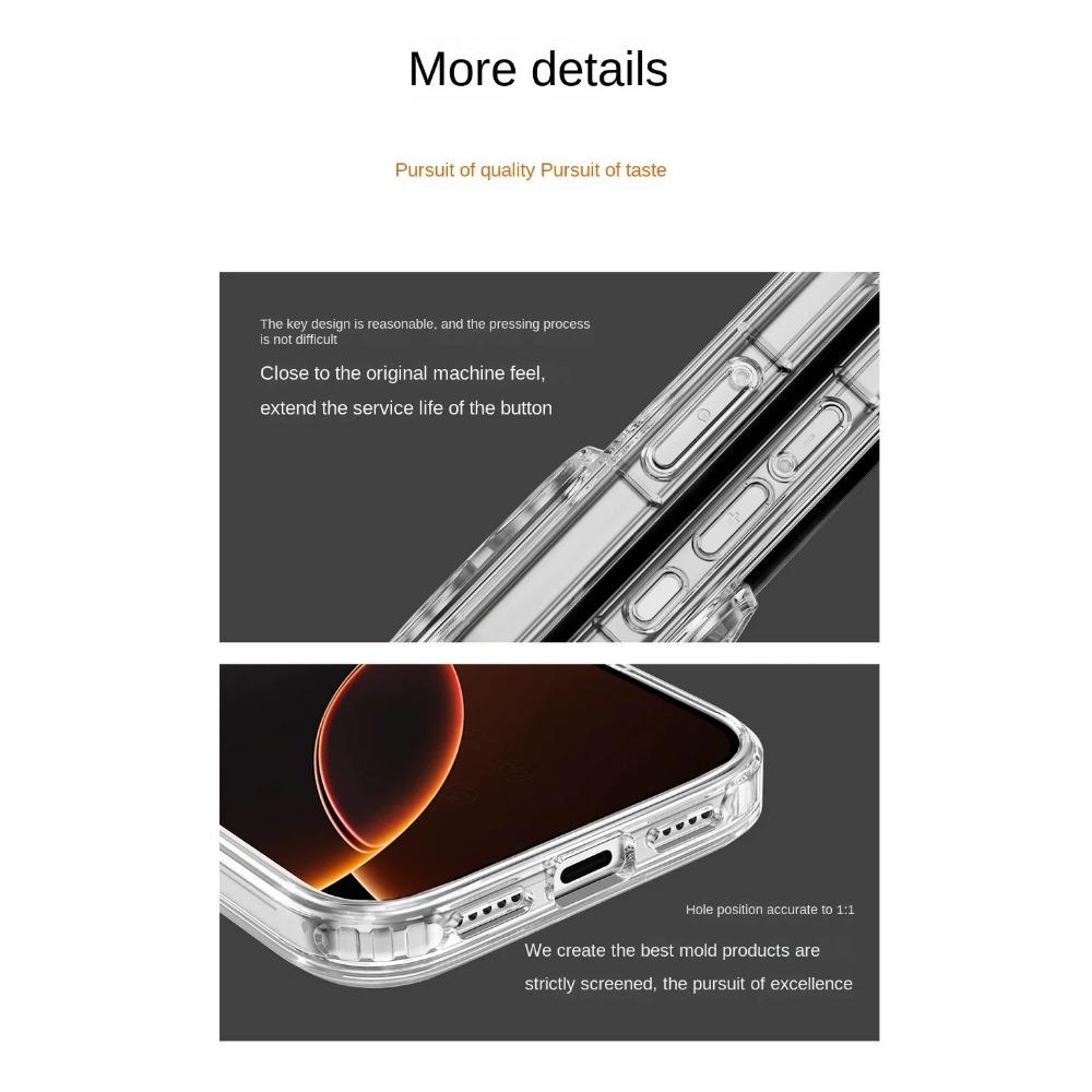 Protection Phone Case For Apple iPhone 17 Pro Max 17 Air iPhone17 Camera protect transparent cover
