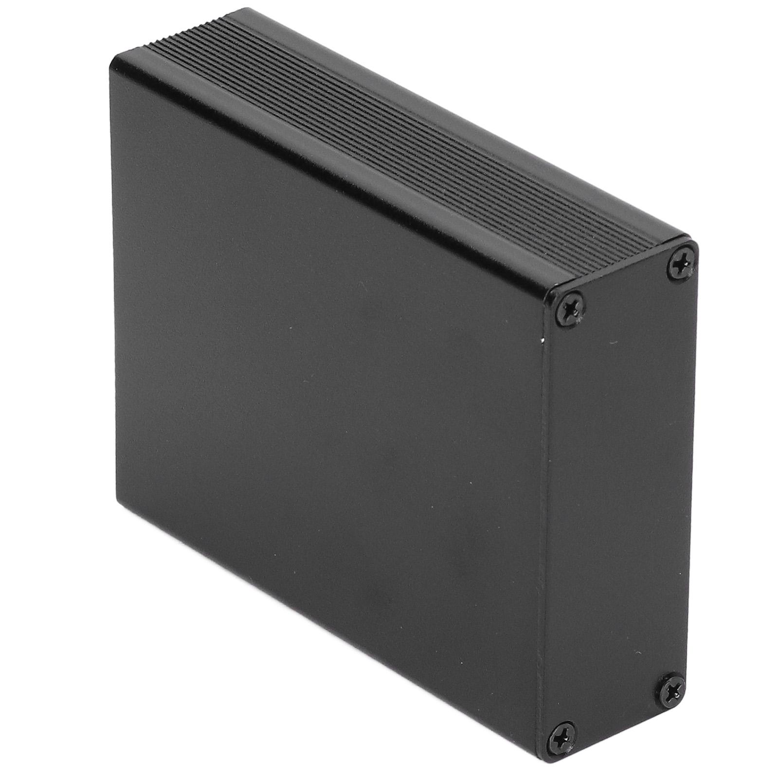 

Aluminum Alloy Electric Box Project Junction Case Integrated Enclosure 24x64x80mm Matte Black