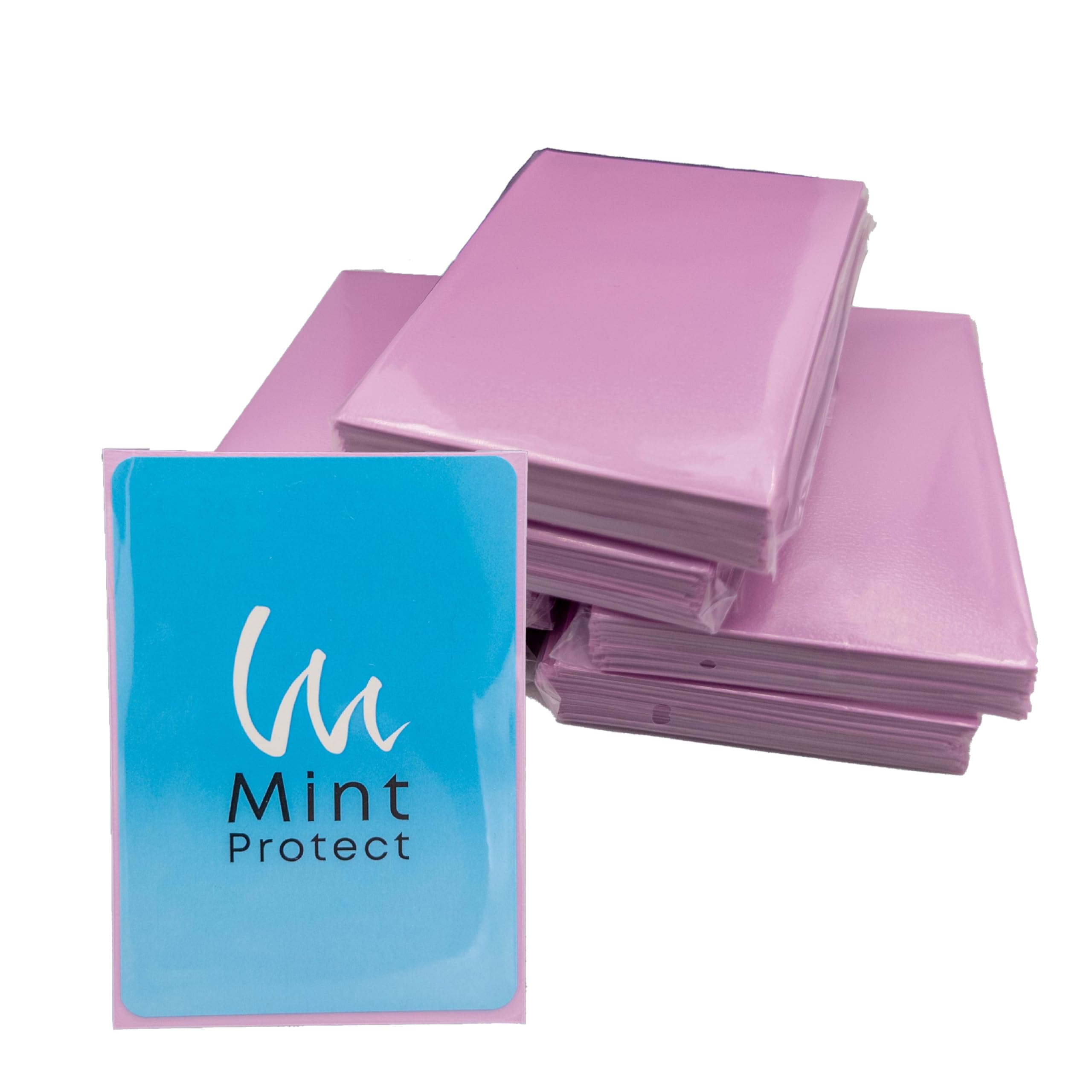 

Официальные гладкие чехлы Mint Protect, стандартный размер, тисненые чехлы Pokeka [300 листов] (цвет сакуры)