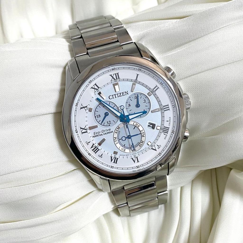 Used CITIZEN / Eco Drive Perpetual Calendar Watch Men's
