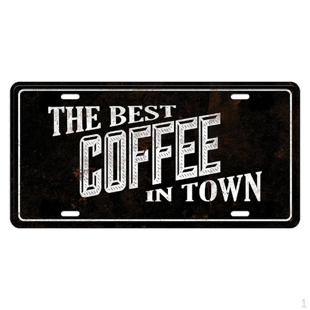 15 x 30cm Shabby Chic Metal Wall Sign Plaque Art Poster Restaurant Tavern Cafe Bar Pub Tin