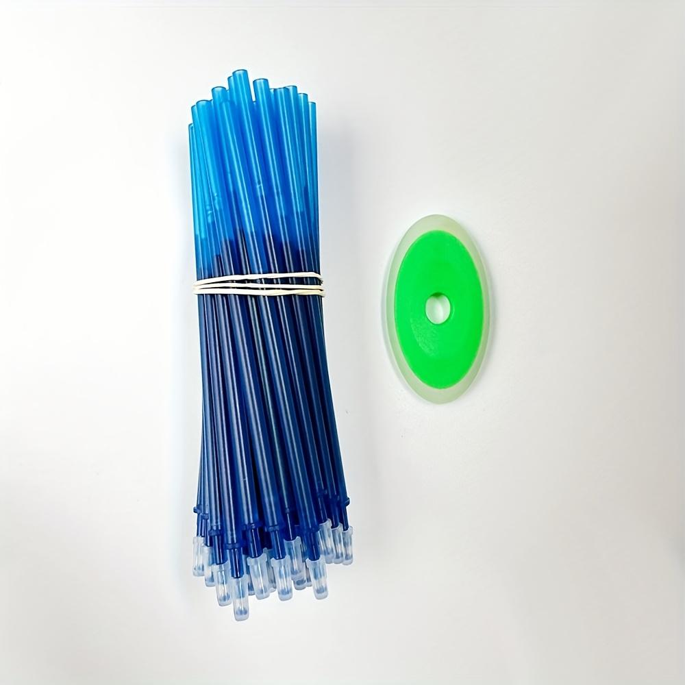 

51 шт./лот Стираемые стержни для ручек Набор волшебных гелевых ручек Чернильные стержни Канцелярские товары Синие гелевые стираемые ручки Для школьных офисных принадлежностей темно-синий