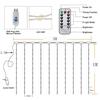 Pleasure Holiday 100LED 3x1Meter Curtain Strings Light USB 8-Mode Fairy Lamp with Remote Control