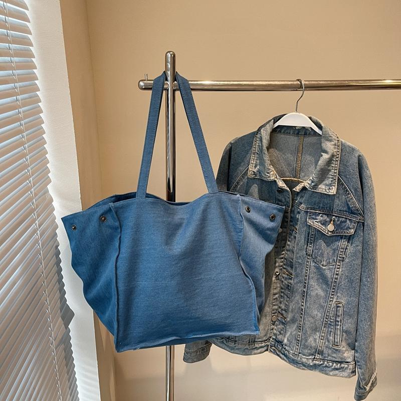 Women's Denim Shoulder Bag Large Capacity Tote Bag