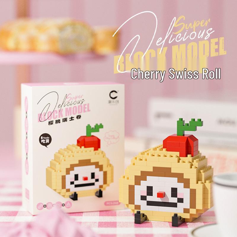 Chaolechuang Lego-Compatible Creative Food Building Blocks: Fries, Hamburger, Fruit - Educational Toy for Kids