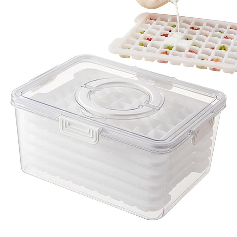 Covered Ice Cube Trays Ice Molds Ice Cubes Trays Ice Molds Tray Easy Release Ice Maker Mold Tray Ice Cube Mold For Chilling S