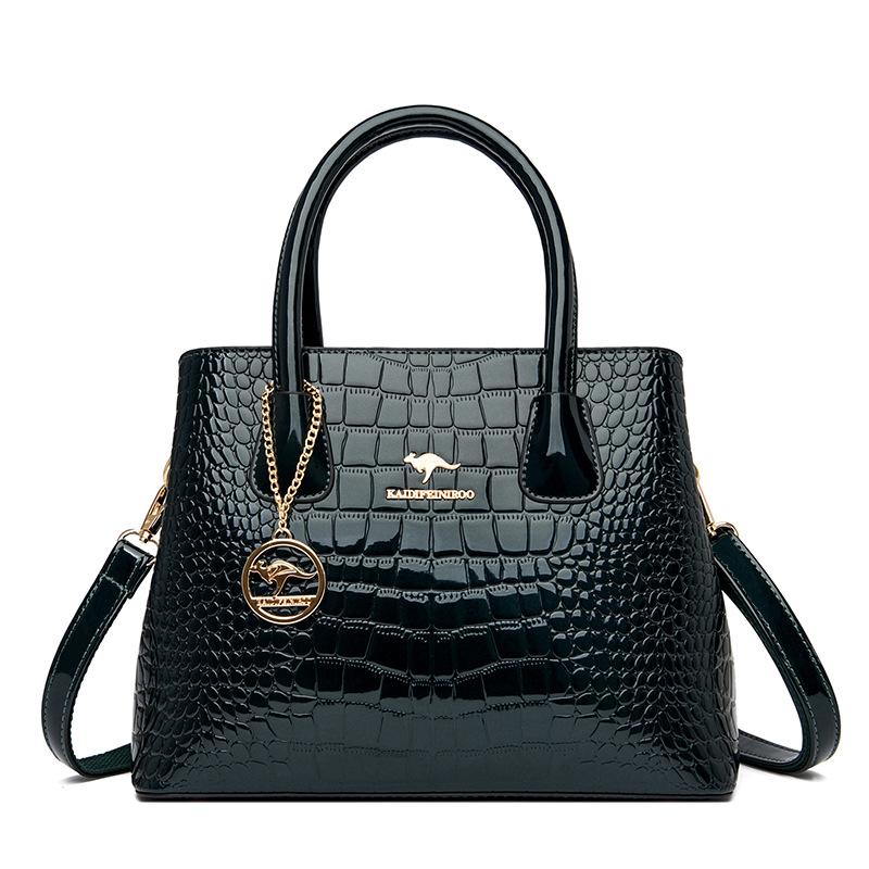 Sac pour femme, nouveau sac à bandoulière, sac à bandoulière simple, sac à main pour femme en cuir verni brillant, sac à main pour femme