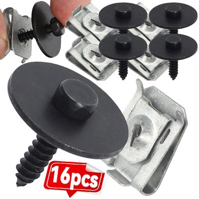Kit Vis et Écrou U Autobloquant Couvercle de Pare-Chocs Auto et Doublure d'Aile Aile pour BMW 07149126886 07146951655 Accessoires Écrou Boulon