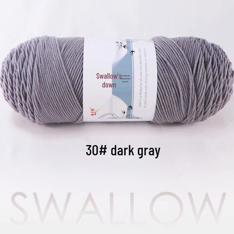 4 Liang Five-Strand Yarn: Cotton-Wool Medium-Thick Knitting Yarn for DIY Scarves and Shawls