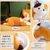 Homehalo Realistic Plush Cat Stuffed Super Fluffy Cat Body Pillow with Belly Weighted Soothing Body Funny Christmas Present Animal, Cute, Beads,