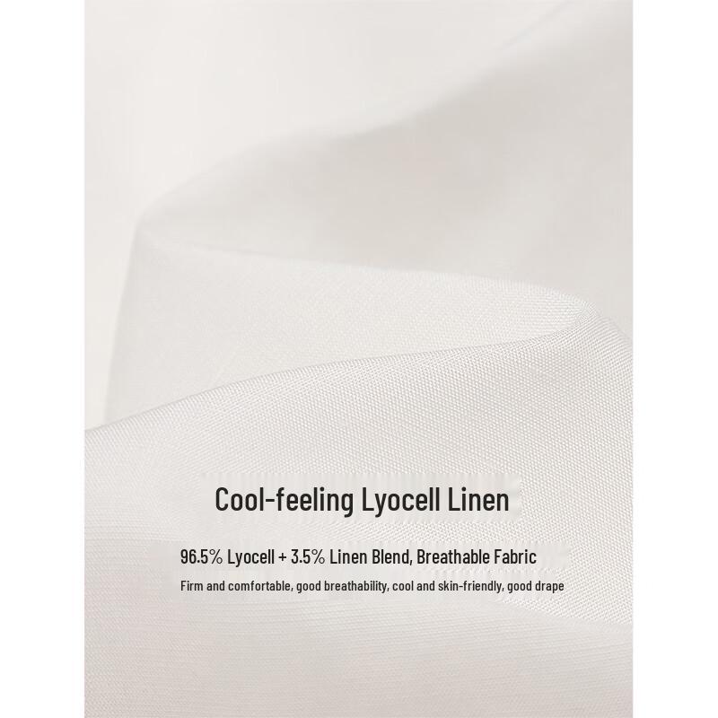 Inman Lyocell Linen French Embroidered Short-Sleeve Blouse