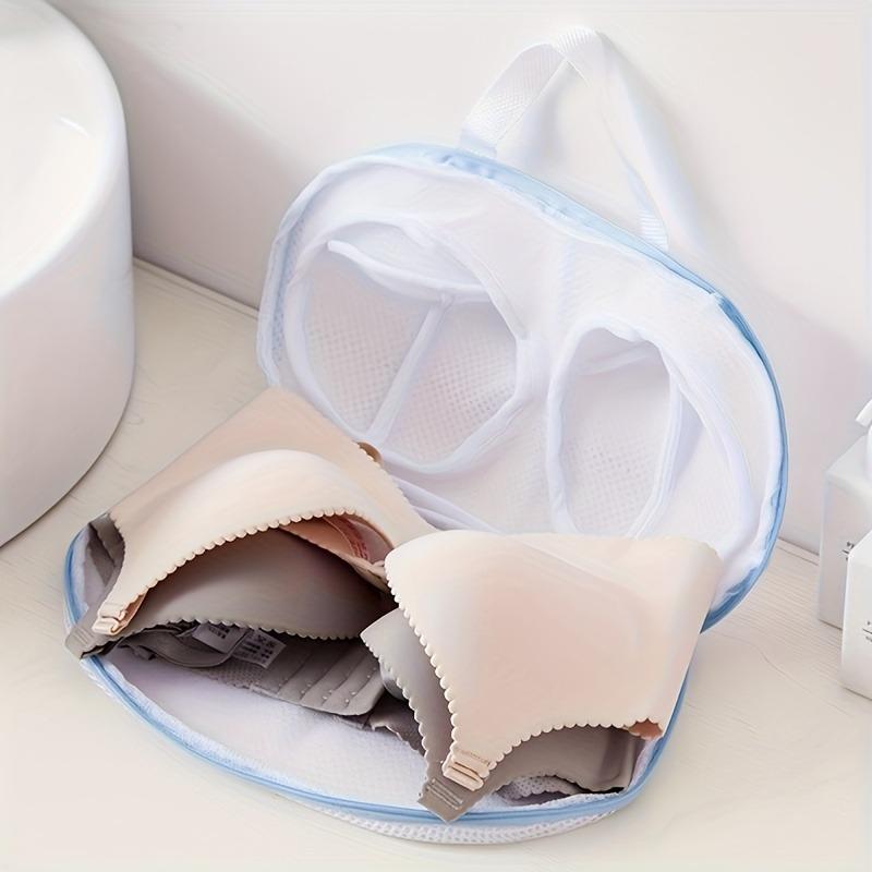 LIUSHADUOLA  Durable Mesh Laundry Bag/Durable Mesh Laundry Bag with Zipper Closure-Round Design,Ideal/Delicates/Underwear