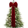 Christmas Bows Christmas Velvet Decorative Bow Backdrop Birthday Decorations For Birthday Holiday Festival Event Celebration