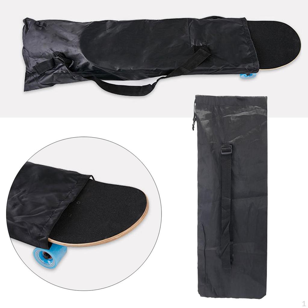 Outdoor Skateboardtasche Tragbar Rollschuh Skateboarden Verstellbare Träger Trage Seitentasche