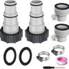 Swimming Pool Hose Adapters Threaded Joint Pool Pump Coupling Universals Pool Hose Adapters Easy To Installation