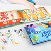 Montessori Baby Busy Book My First Quiet Book Paste Early Learning Education Toy DIY Hand-on Puzzle Reusable Books for Children