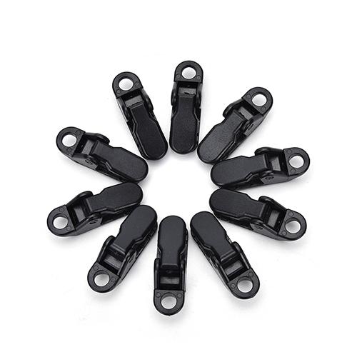 10 X Awning Clamp Tarp Clips Snap Hangers Tent Camping Survival Tighten Tool