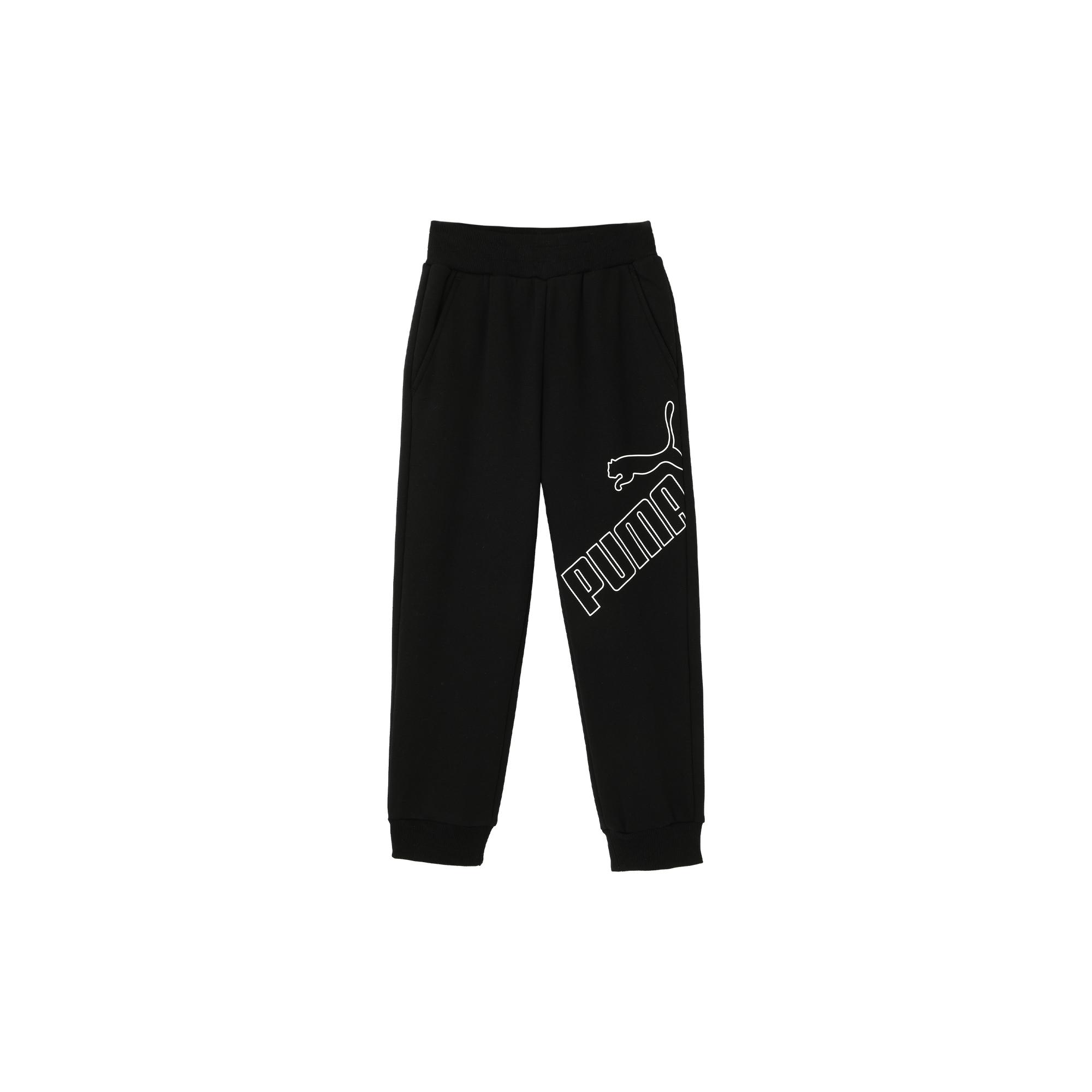 Teenagers PUMA Knitted Sweatpants CLASSICSBIG Black 941364-01 130