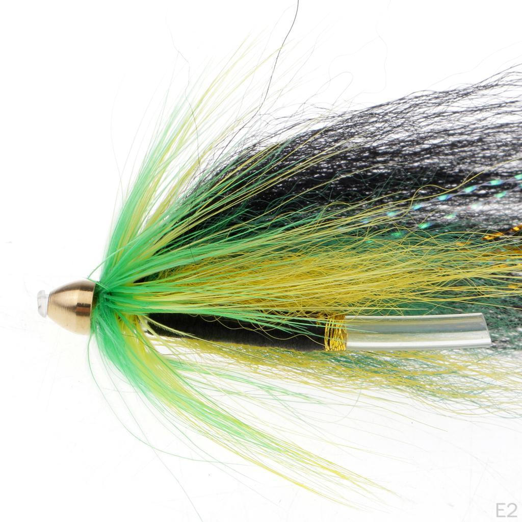 4Pc Tube 4 Color Salmon And Sea Trout Fly Fishing