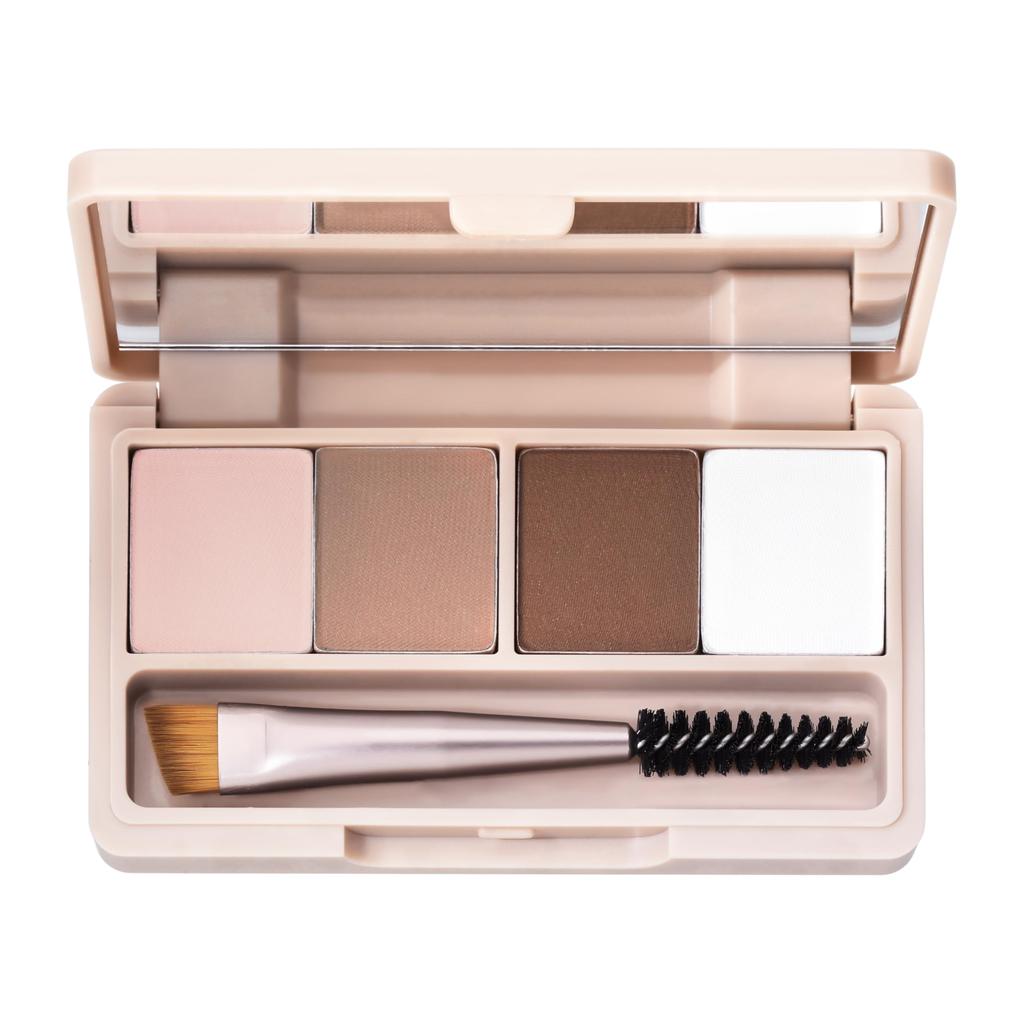 Bidol Magic Eyebrow Powder 02 Pink Brown 3.8g Eyebrow Powder for Beautiful Eyebrows, Long-lasting, Soft, Easy To Apply, Pink