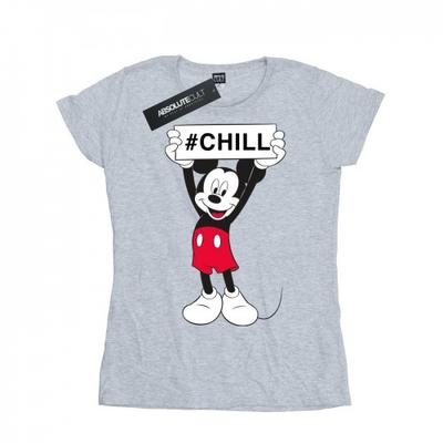 Womens/Ladies Mickey Mouse Chill Cotton T-Shirt