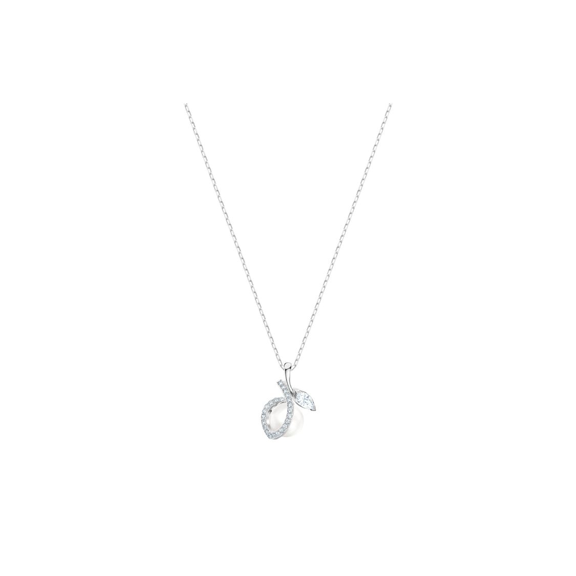 

Swarovski Leonore Crystal Pearl Necklace Women necklace 5479973 Silver