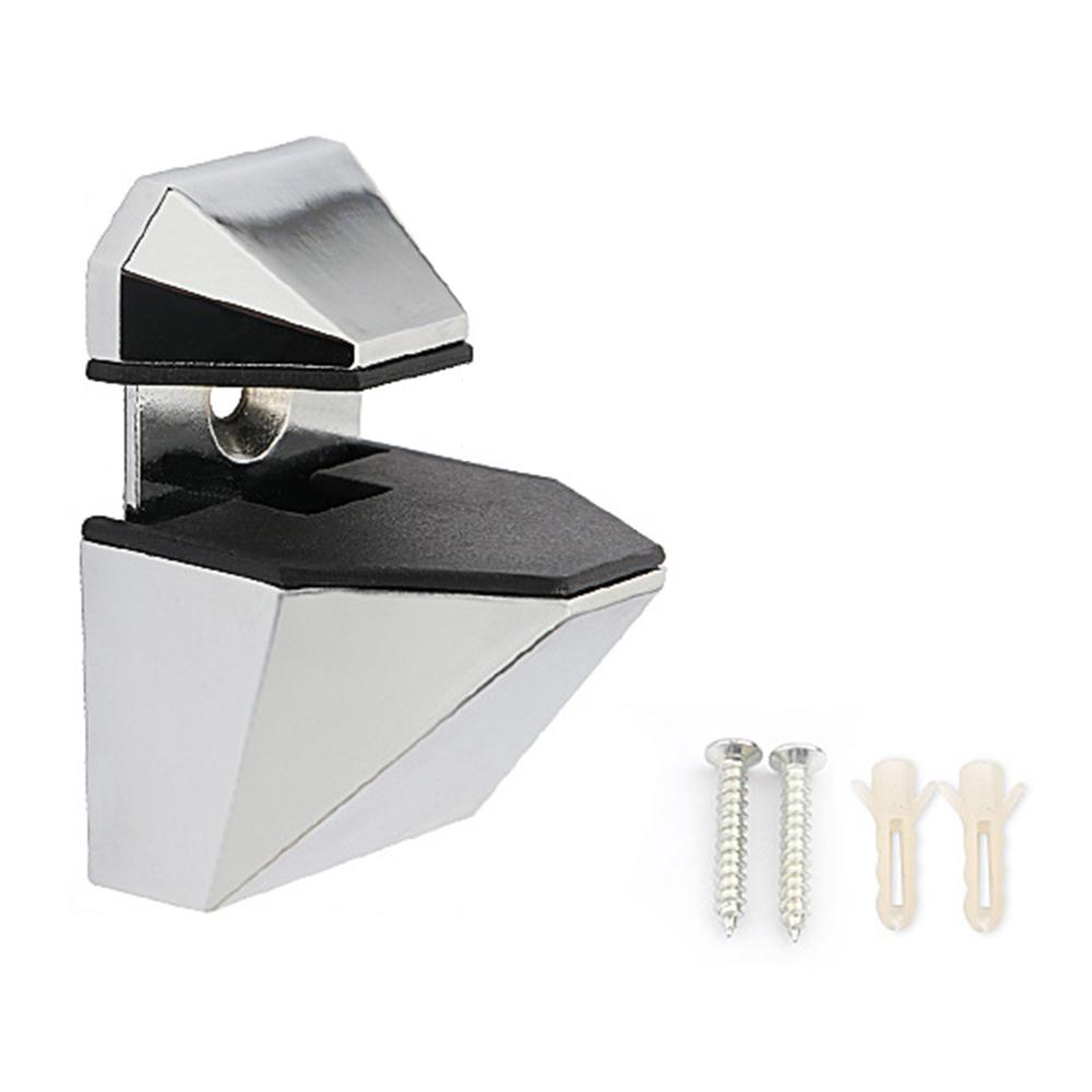 

K166 Adjustable Glass Shelf Clamp Zinc Alloy Wood Panel Bracket Support Arc-Mouth Clip (Clamping Thickness: 3 - 22mm) B