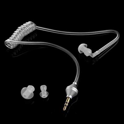 In Ear Mono Stereo Air Tube Earphone Headset Headphone Anti-radiation