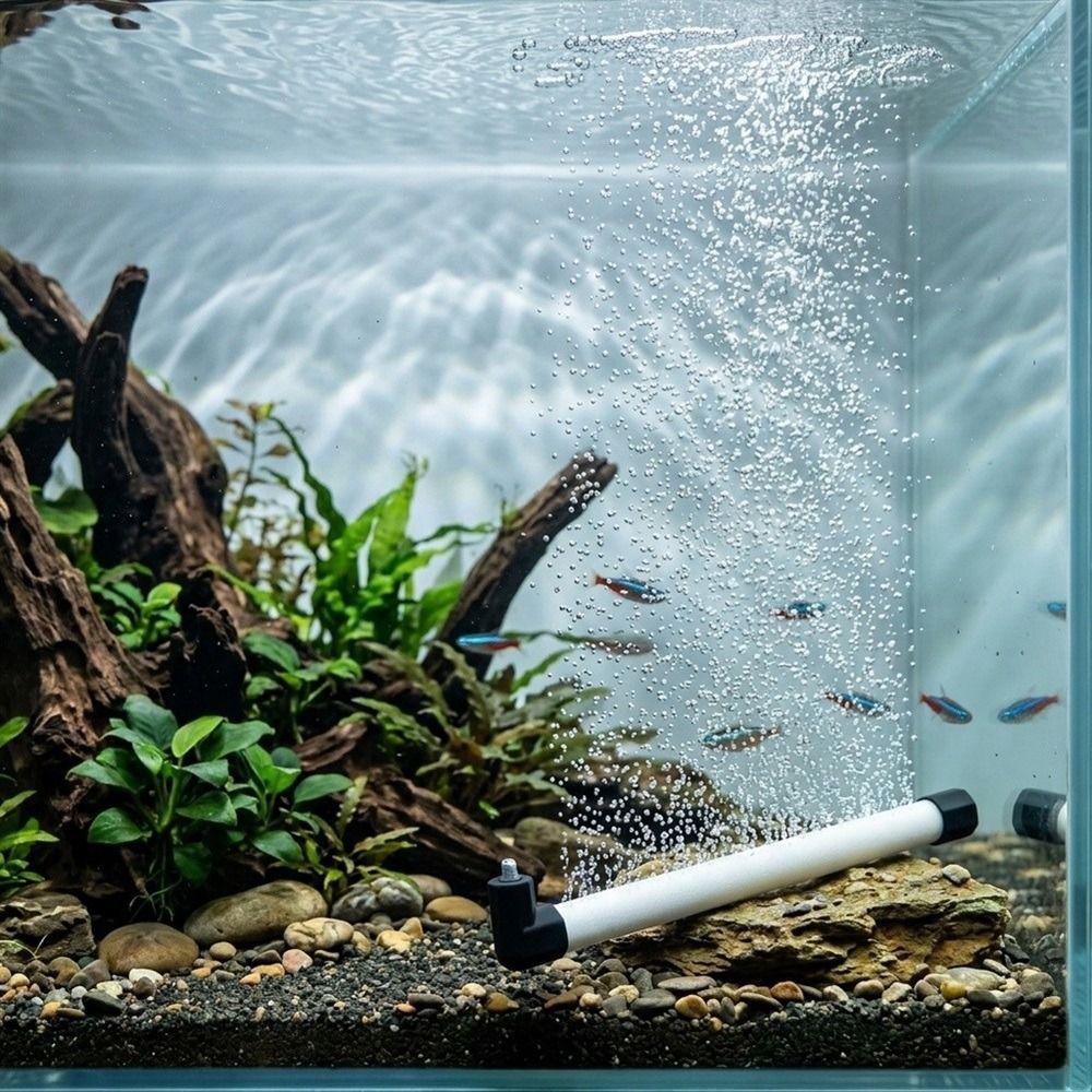 1Pcs Nano Bubble Curtain Aquarium Air Stone Bar 20/40cm Fish Tank Aerator  for Aquarium Fish Tank