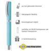 ONLINE Vision Turquoise Fountain Medium Nib Model Official Import Pen, (M), 36638,