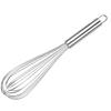Stainless Steel Semi-Automatic Whisk Set - Manual Thickened and Mini Silicone Whisks