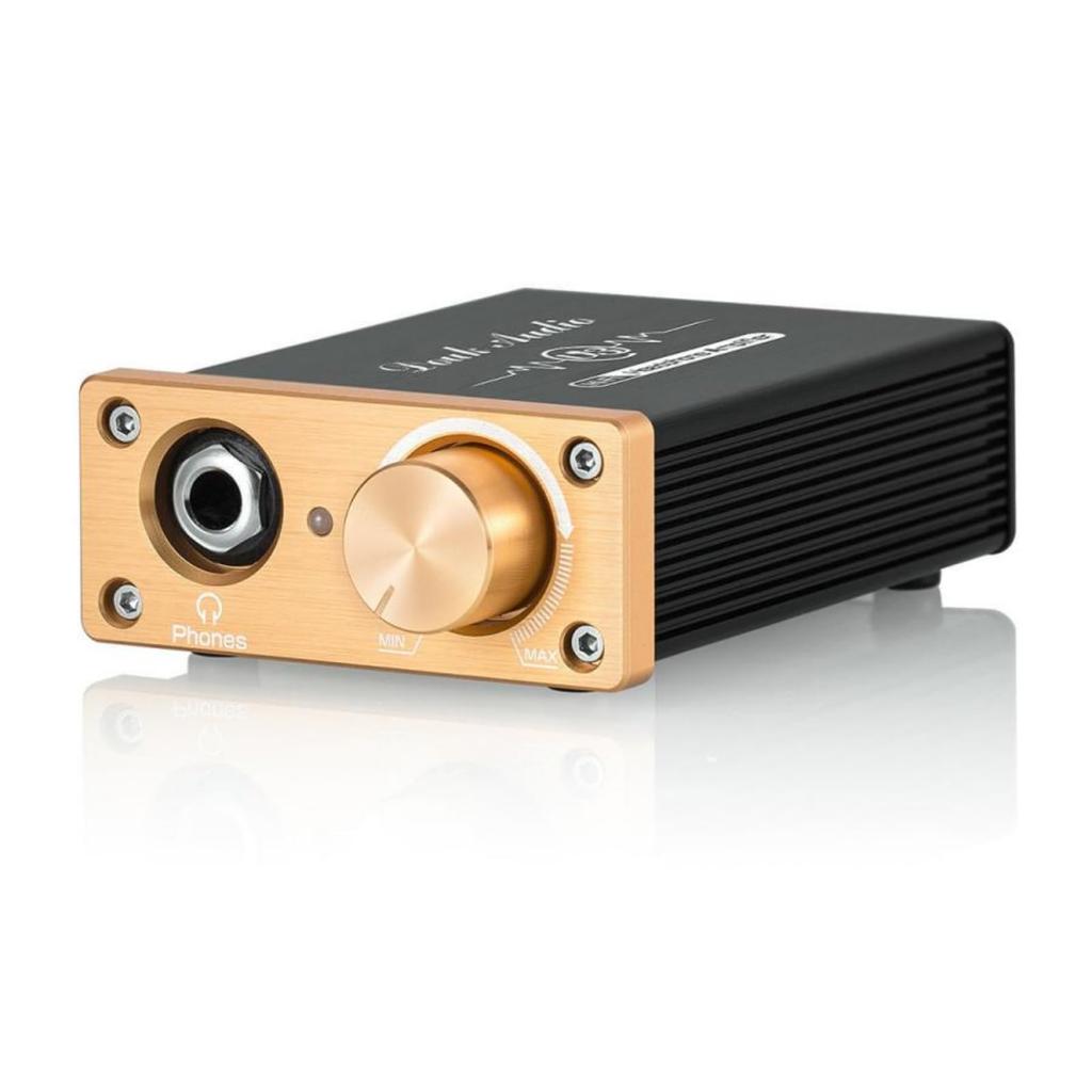 Verbesserter Douk Audio U3 Kopfhörerverstärker, Mini Class A HiFi Kopfhörerverstärker, Desktop Heimstereo-Verstärker, DC5V