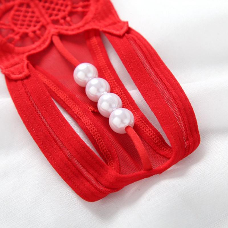 Solid Color Embroidered Butterfly Women's Underwear Open Crotch Erotic Thongs Sexy Porn Panties for Female Nightclub Fun T-Back