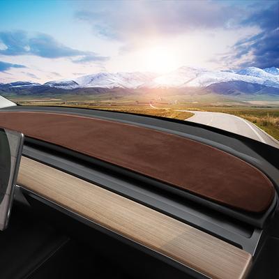 Car Dashboard Cover Avoid Light Pad Sun Shade Anti-UV Carpet Non-Slip Mat For Tesla Model 3 Y 2017 2018 2019 2020 2021 2022 2023