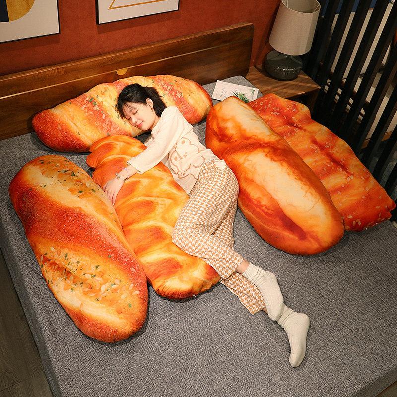 Simulation Food Butter Bread Throw Pillow Plush Toy Bread Doll Home Sofa Pillow Cushion Activity Gift