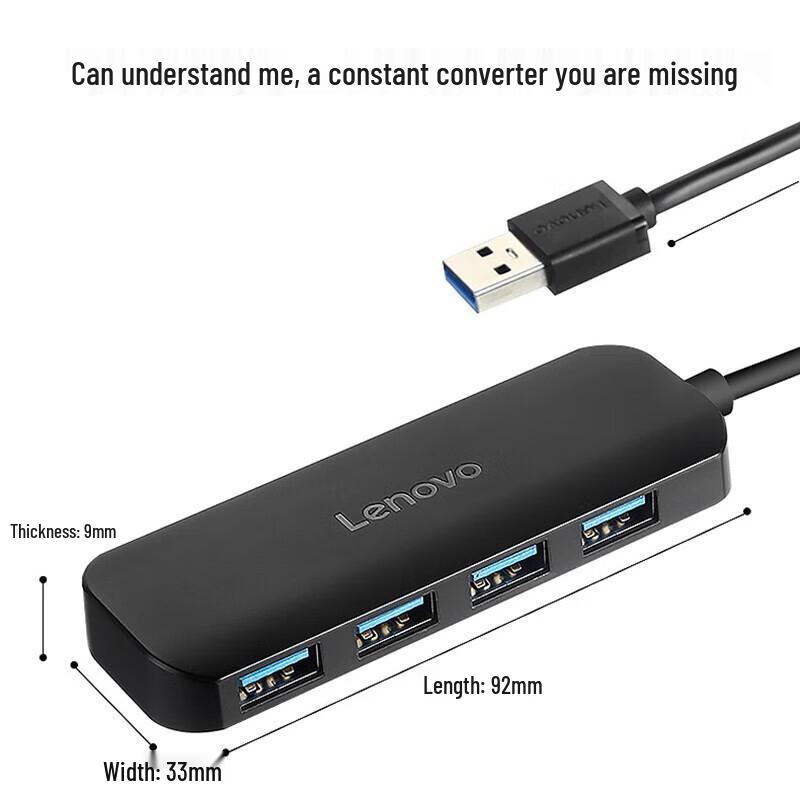 Lenovo High-Speed 4-Port USB Hub
