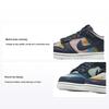 Dunk Low SE GS Graffiti - Obsidianowe Buty Dziecięce Wielokolorowe Summit-White Sport-Grey DM1051-400